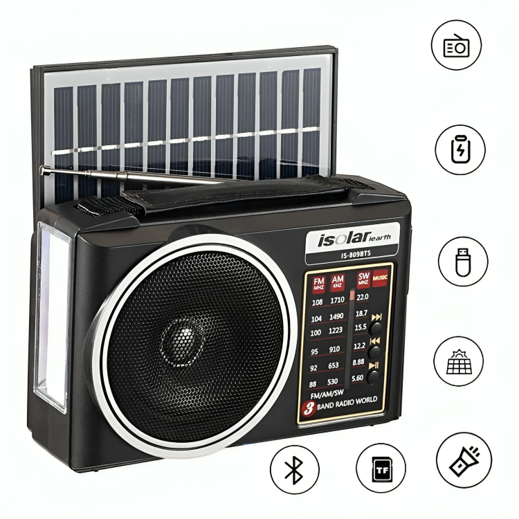 Solaraudio Tragbares Solarnotfallradio
