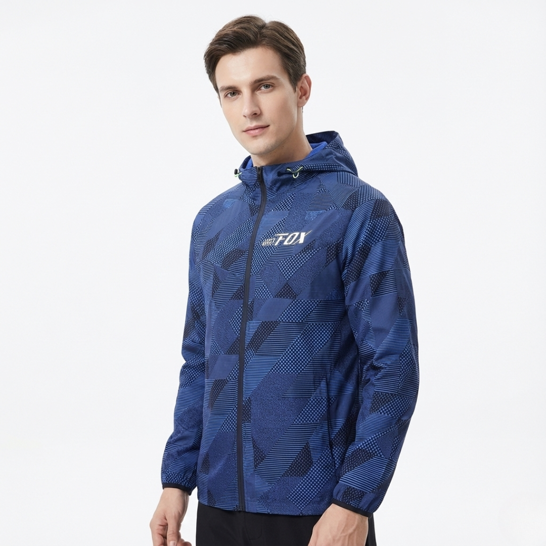 VeloGuard Fahrrad-Windjacke mit Kapuze