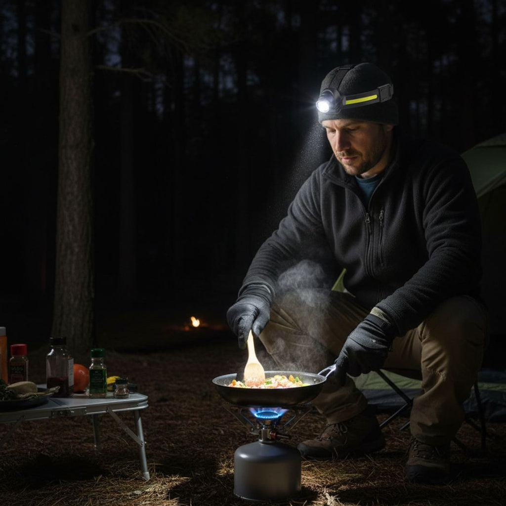 THUNDERLIGHT - Profi Stirnlampe 1000 Lumen inkl. Rotlichtmodi