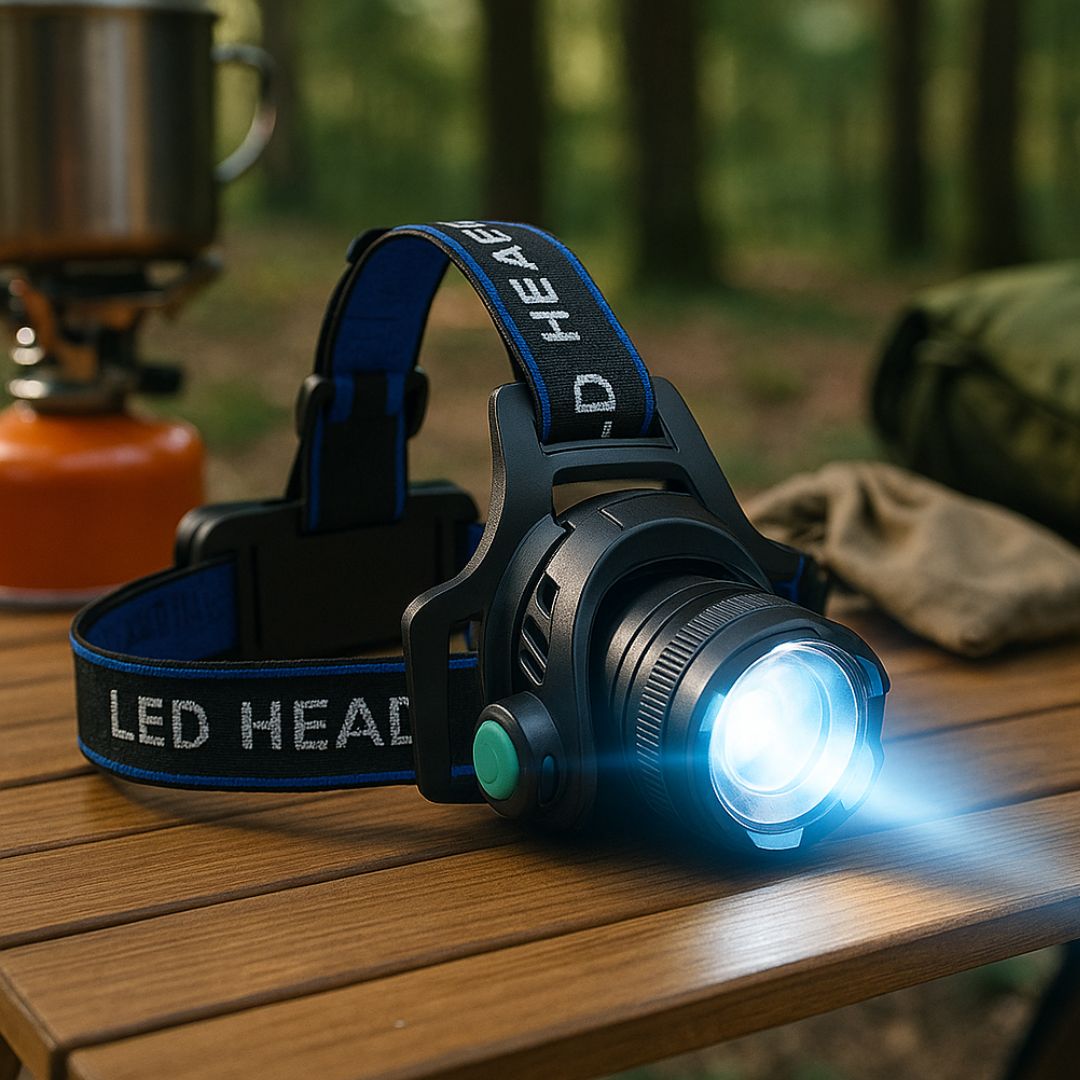 LED Stirnlampe wiederaufladbar – FokusBeam 1000
