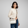 Weiche, quadratische Crossbody-Tasche