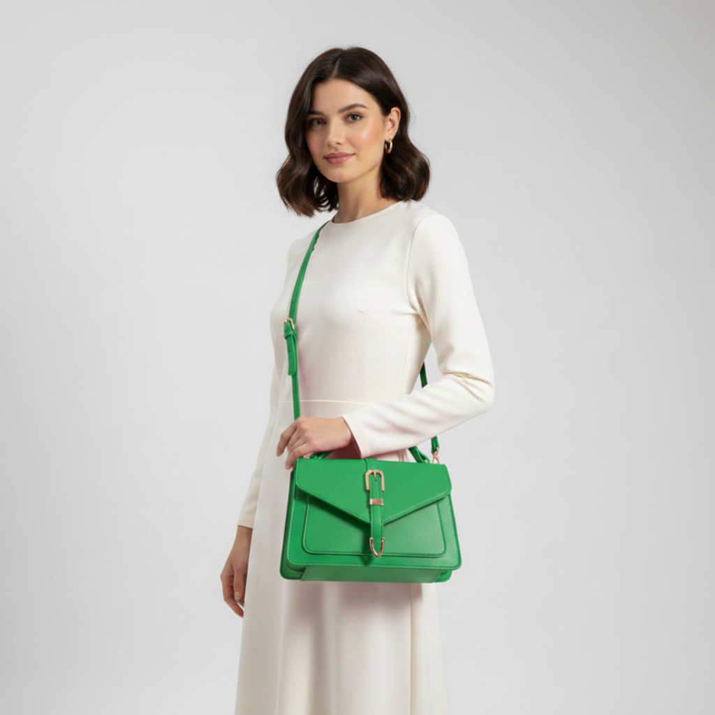 Minimalistische Crossbody-Tasche mit Tragegriff