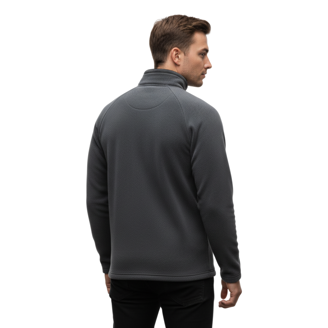 FrostLine Fleece-Pullover mit Halb-Reißverschluss