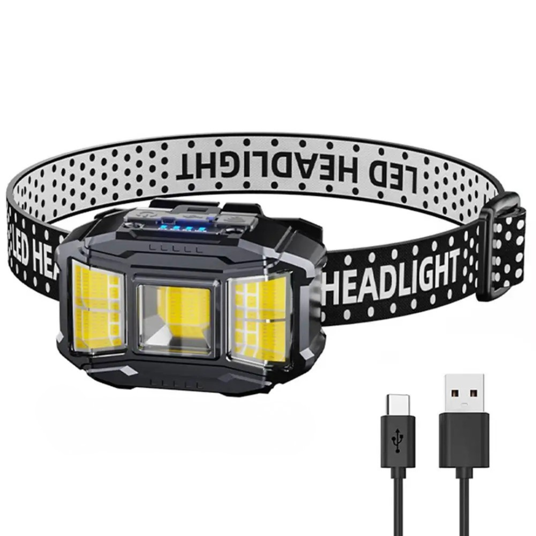 snoutatelier | NightVanta Aufladbare COB-LED-Stirnlampe