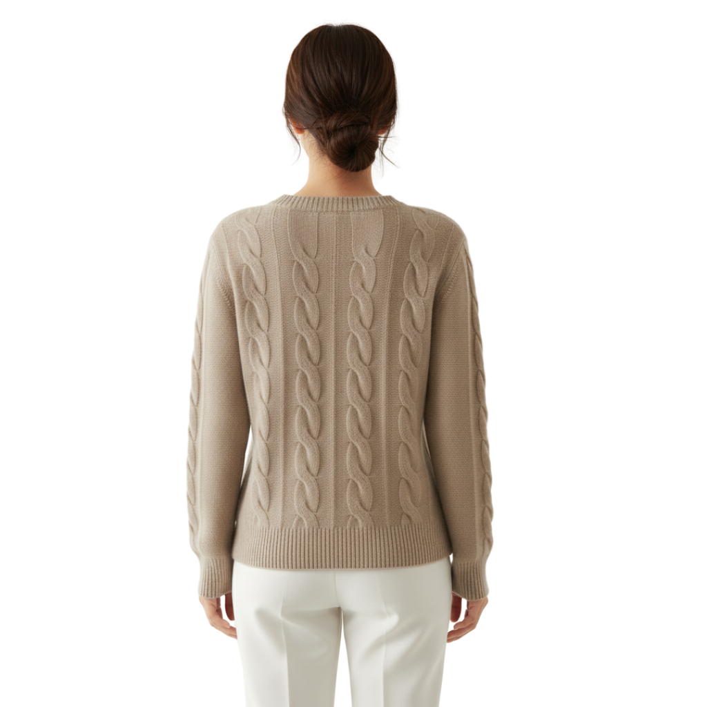 SoftKnit Zopfpullover