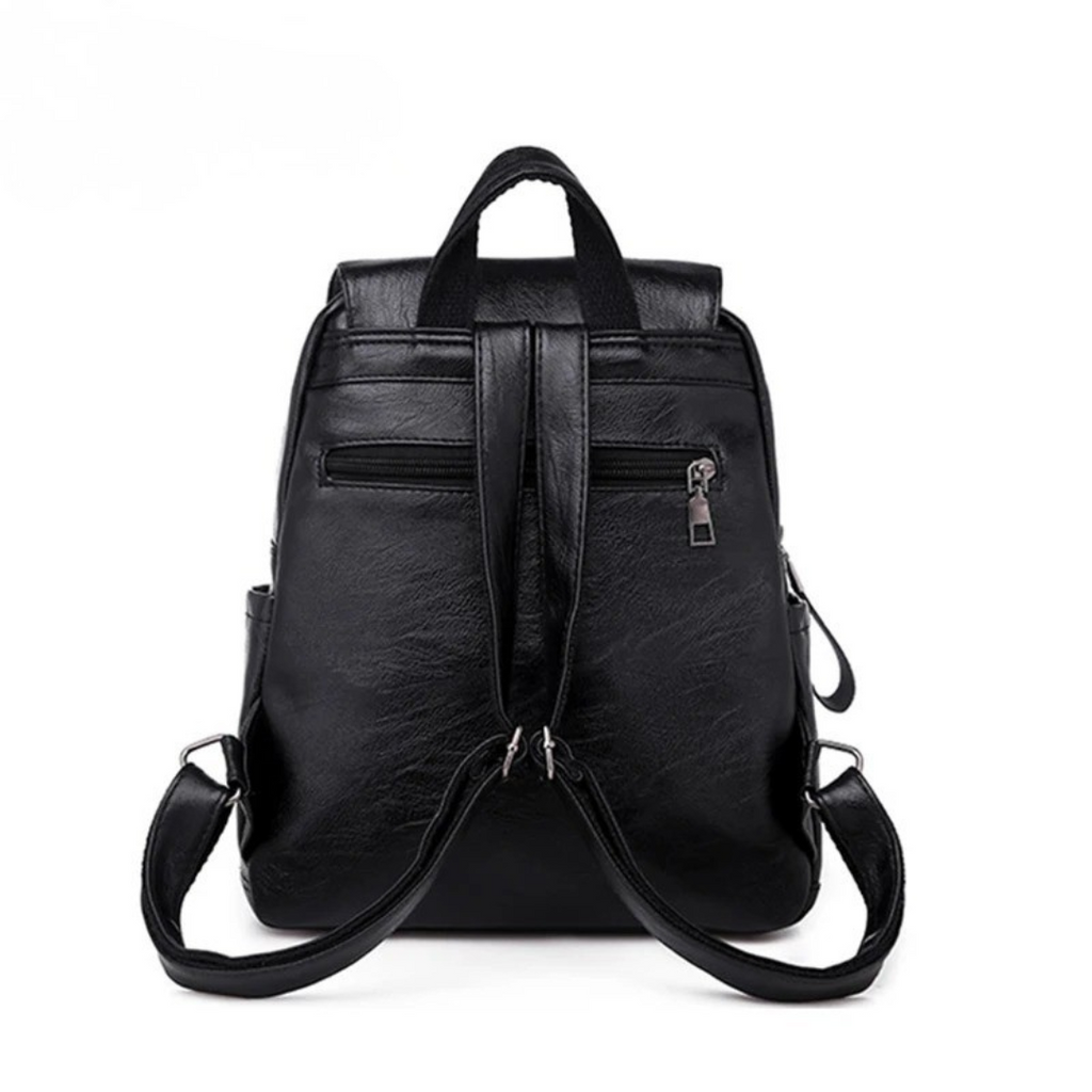 Damentaschen Rucksack aus PU-Leder mit großem Stauraum – CityStyle Backpack