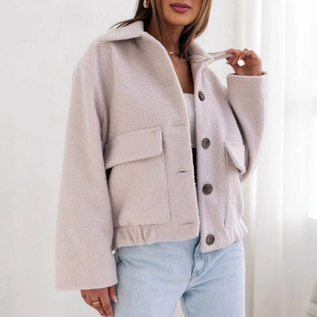 Damen Wintermantel mit Reverskragen & Relaxed Fit – Nordspur CozyLuxe Coat