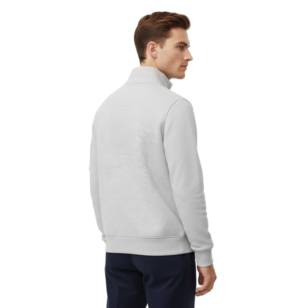 UrbanCore Strickpullover mit Halb-Reißverschluss