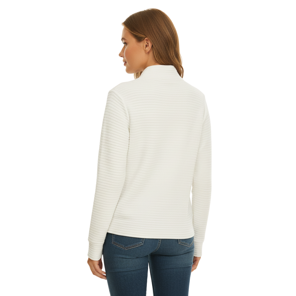 Selene Pullover mit Halb-Reißverschluss