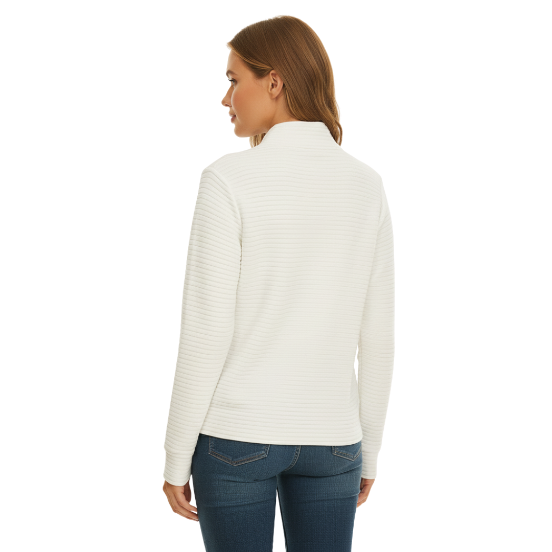 Selene Pullover mit Halb-Reißverschluss