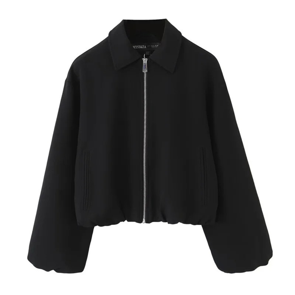 Mantel Damen mit Reißverschluss & lockerem Schnitt – UrbanEase Jacket