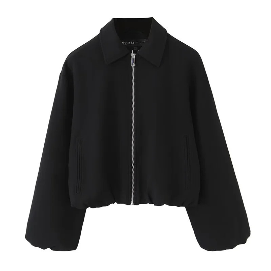 Mantel Damen mit Reißverschluss & lockerem Schnitt – UrbanEase Jacket