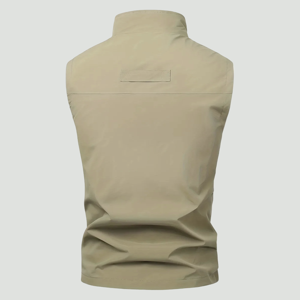 Leichte Outdoor-Weste mit vielen Taschen – schnelltrocknende Schicht