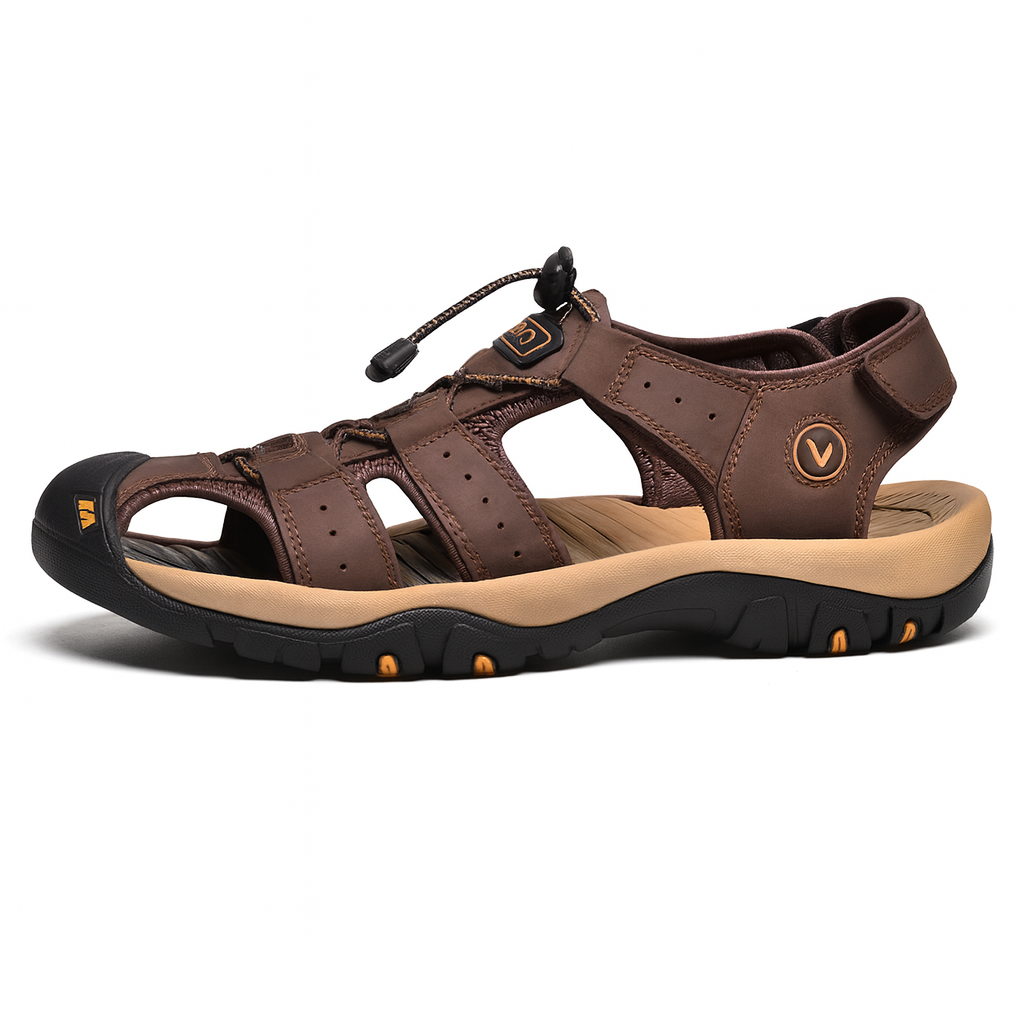 Herren-Komfortsandalen mit verstellbaren Riemen