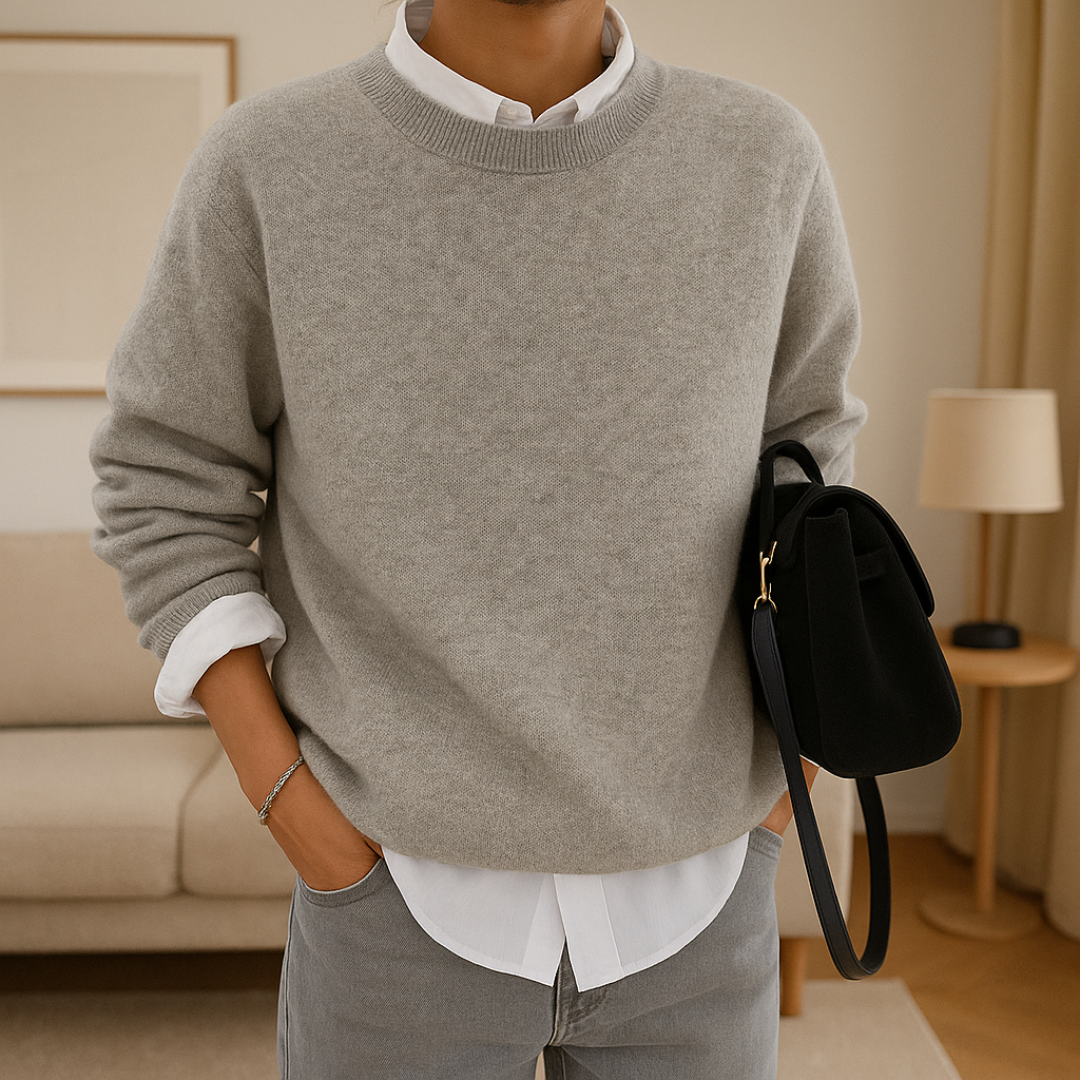 Raven Weicher Strickpullover