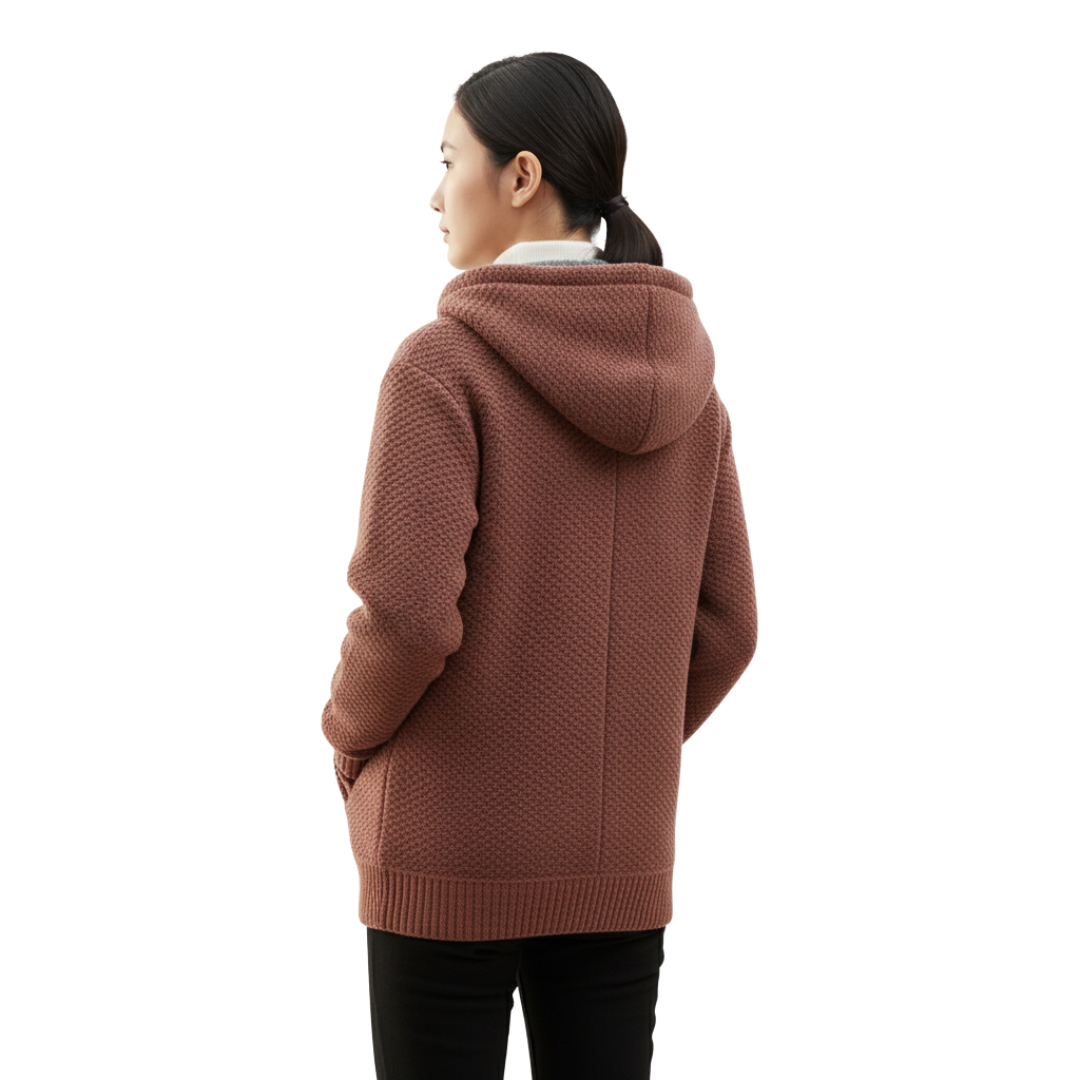StoneWeave Kapuzenpullover mit Struktur