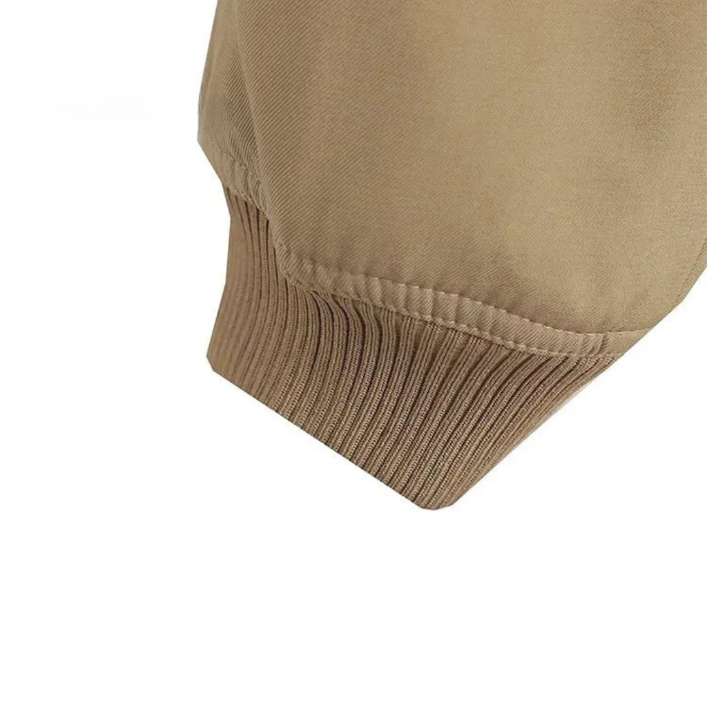 Mantel Damen mit V-Ausschnitt & Pattentaschen – Vellora Bomberjacke