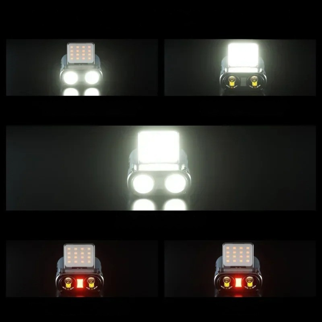 snoutatelier | TrailOrbis USB-Stirnlampe mit Bewegungssensor