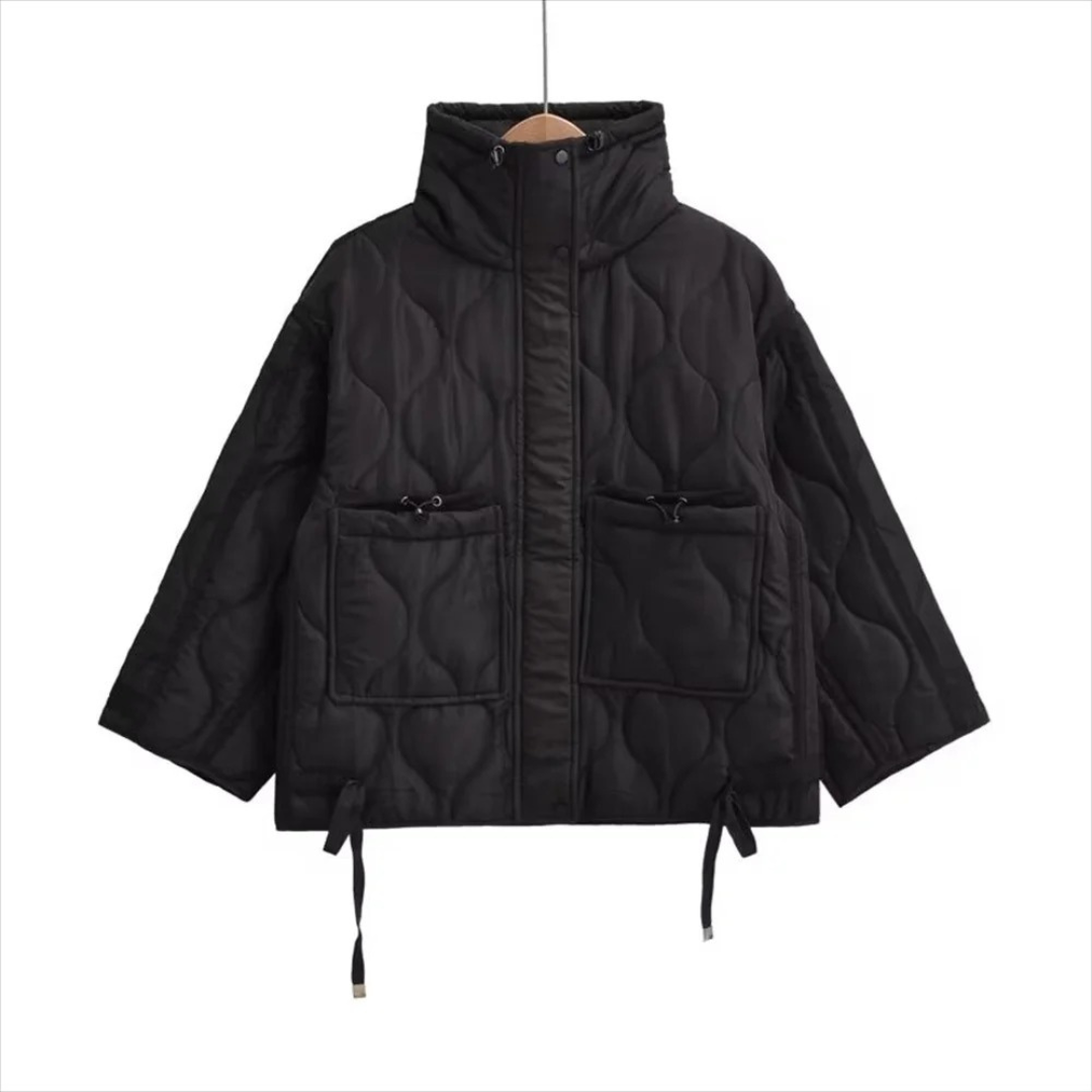 Mantel Damen gesteppt mit Stehkragen & Taschen – ArcticWave Winterjacke