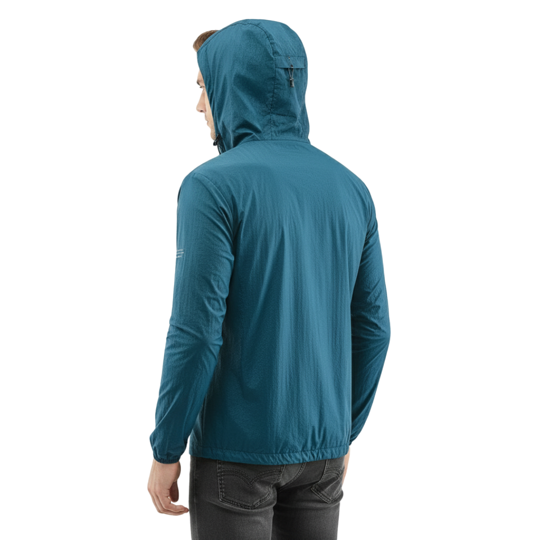 Leichte Herren Windjacke mit Kapuze – Outdoor Jacke