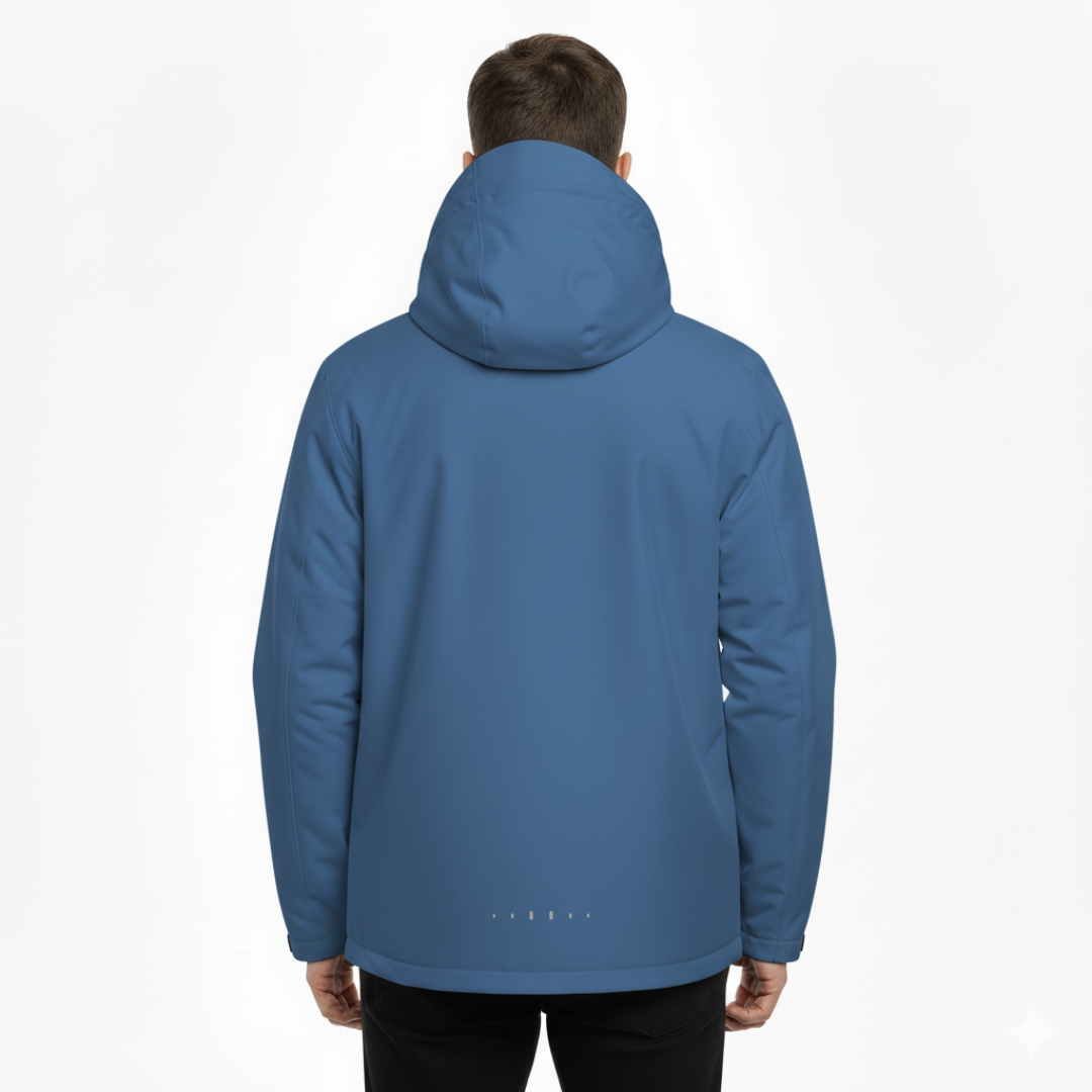 Herren Kapuzen-Wasserdichte Regenjacke – Legere Alltags-Regenjacke für Herren