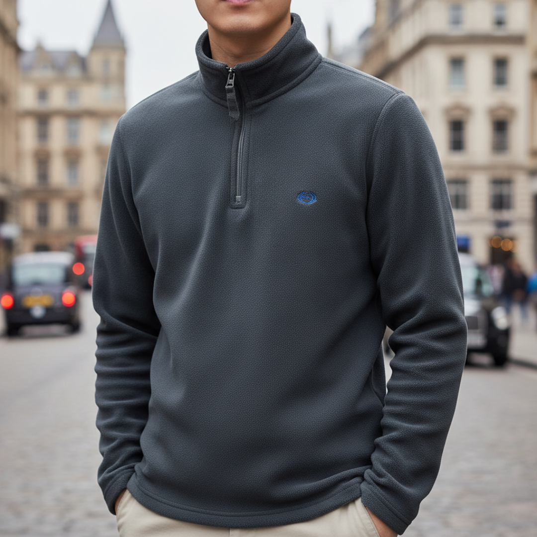 PolarLite Fleece-Pullover mit Halb-Reißverschluss