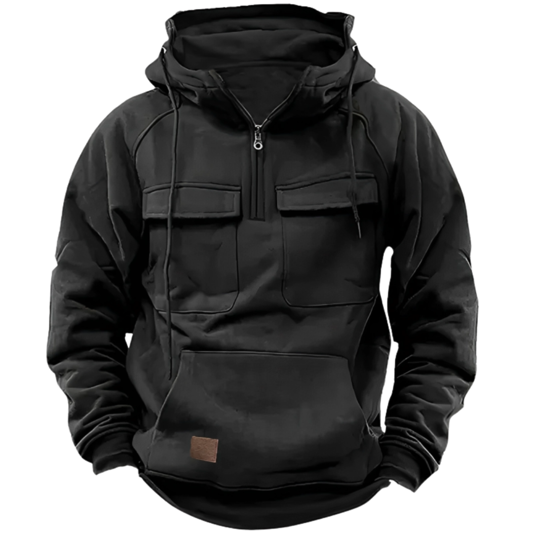 TerraForge Hoodie im Utility-Stil