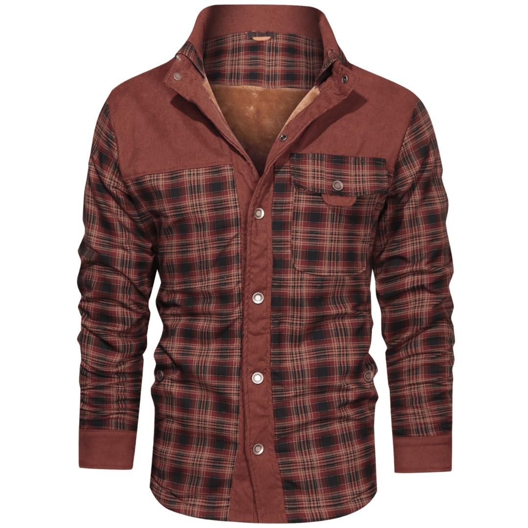 Flanelljacke Herren gefüttert & kariert – NordHaven Lumber Coat