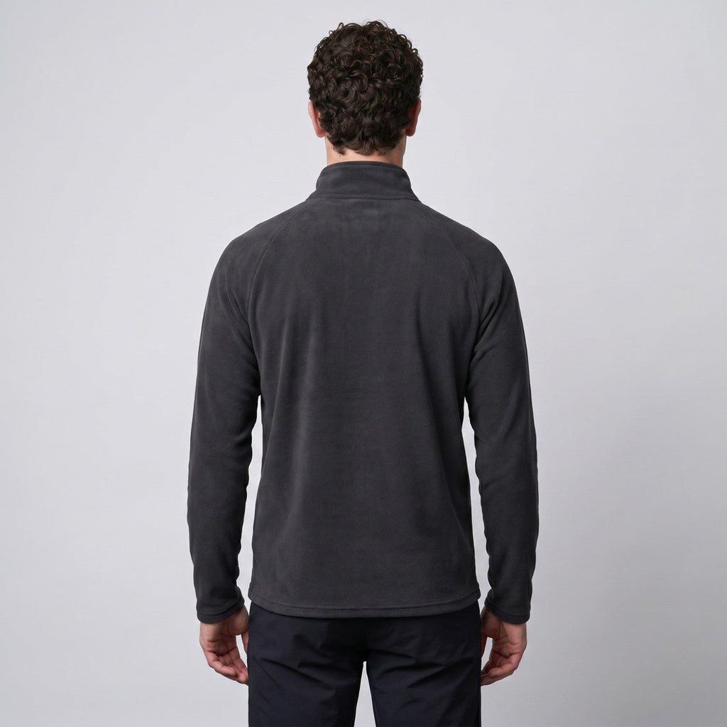 Herren Quarter-Zip Fleecepullover – leichter Fleece für Wandern und Camping