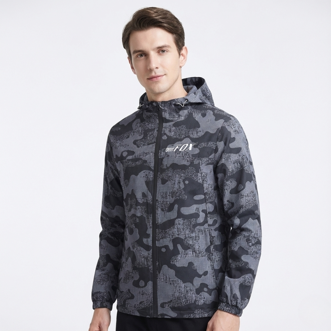 VeloGuard Fahrrad-Windjacke mit Kapuze