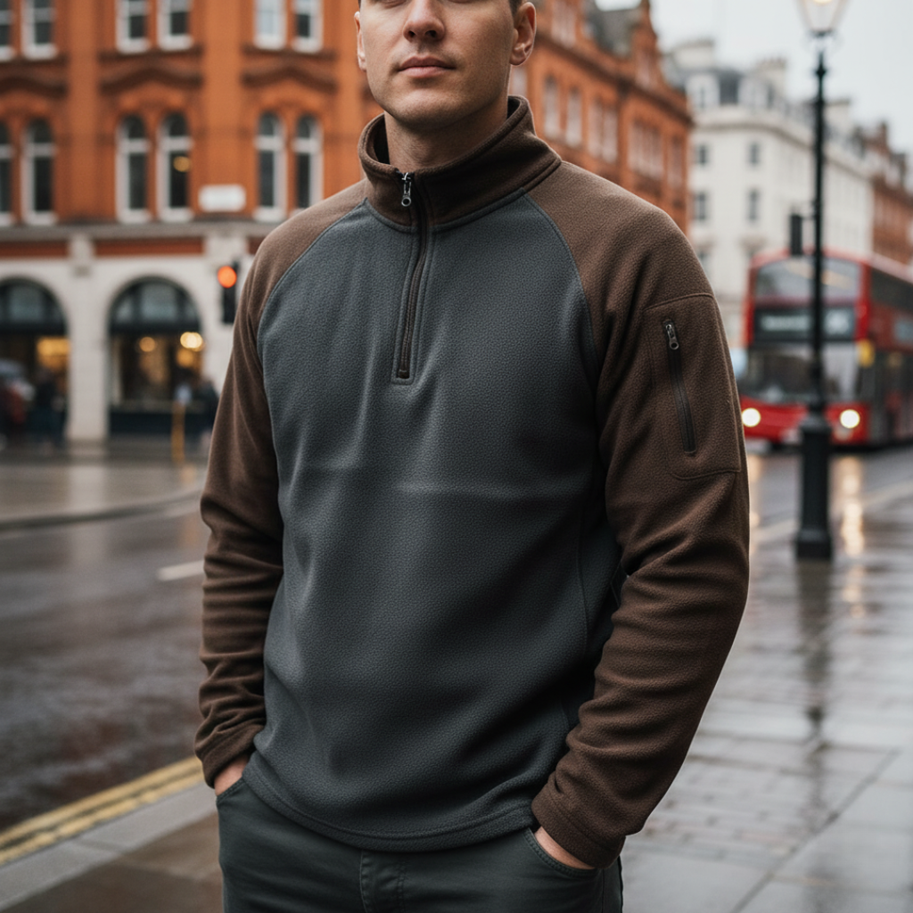 DualTherm Fleece mit Half-Zip