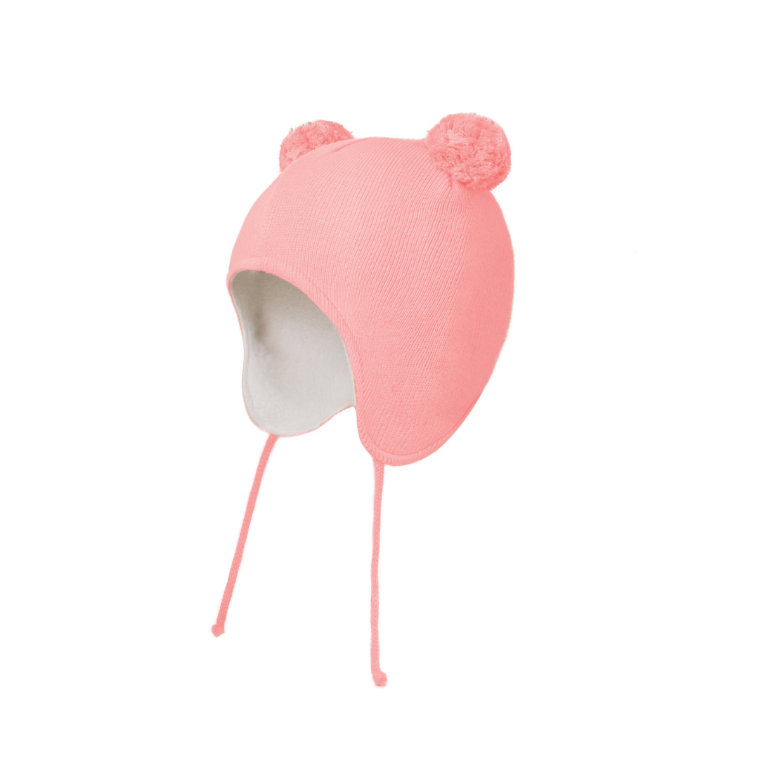 Mütze mit Ohrenklappen & Fleecefutter für Babys – BearHug Knit