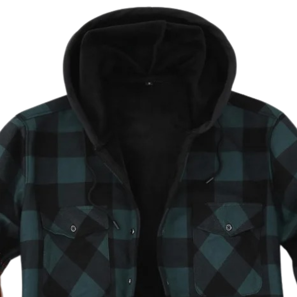 Flanell Pullover mit Reißverschluss – NordFlame Check