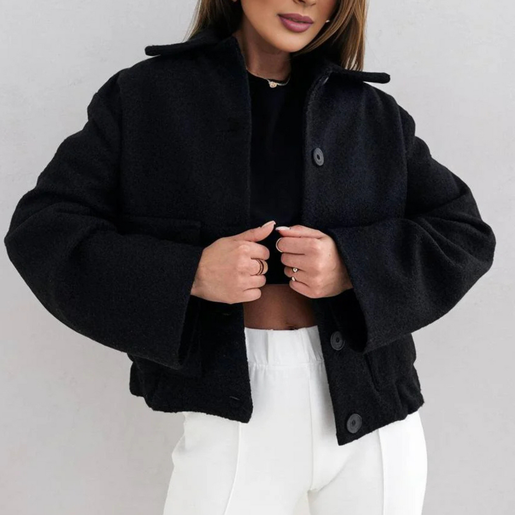 Damen Wintermantel mit Reverskragen & Relaxed Fit – Nordspur CozyLuxe Coat