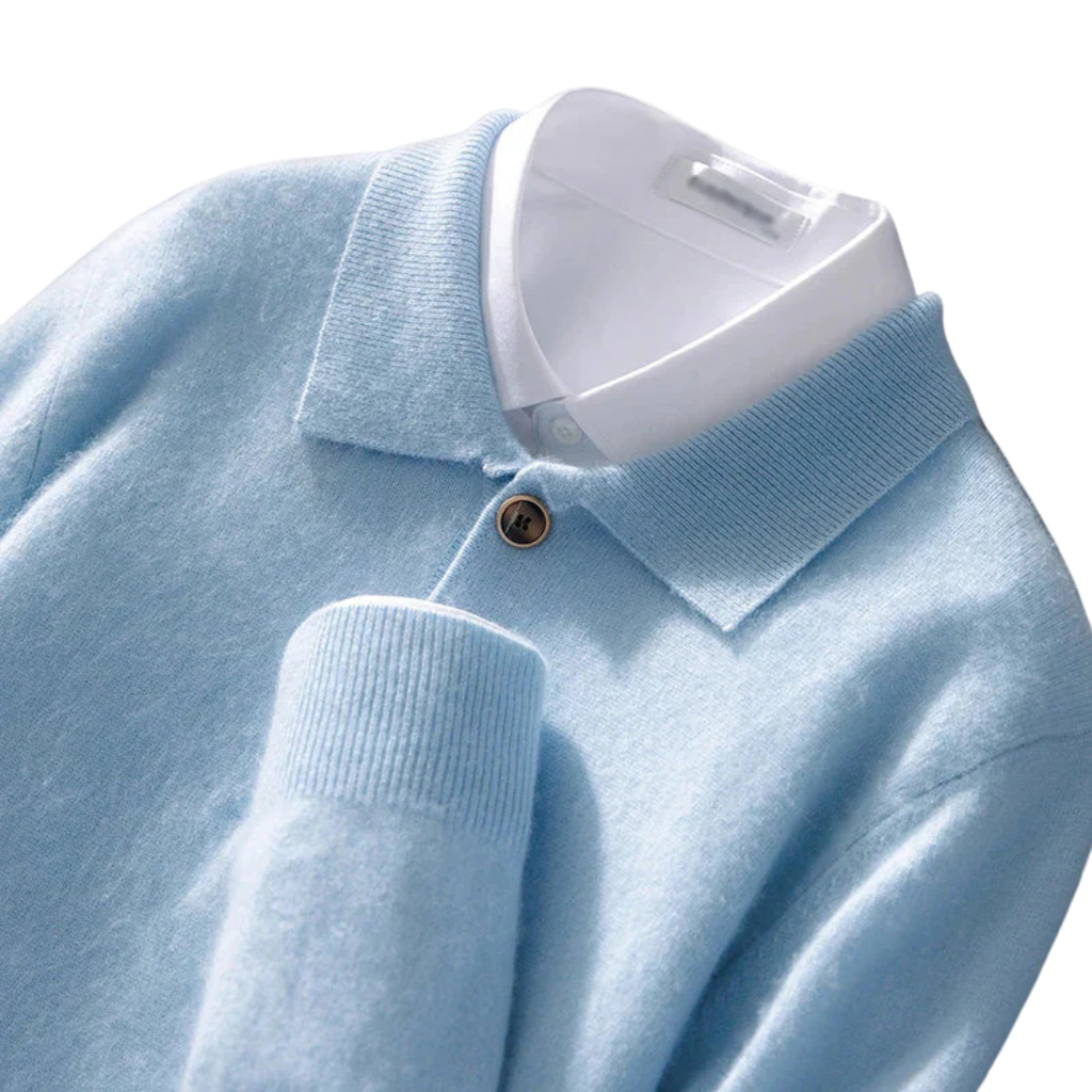 Lumière Polokragen-Pullover