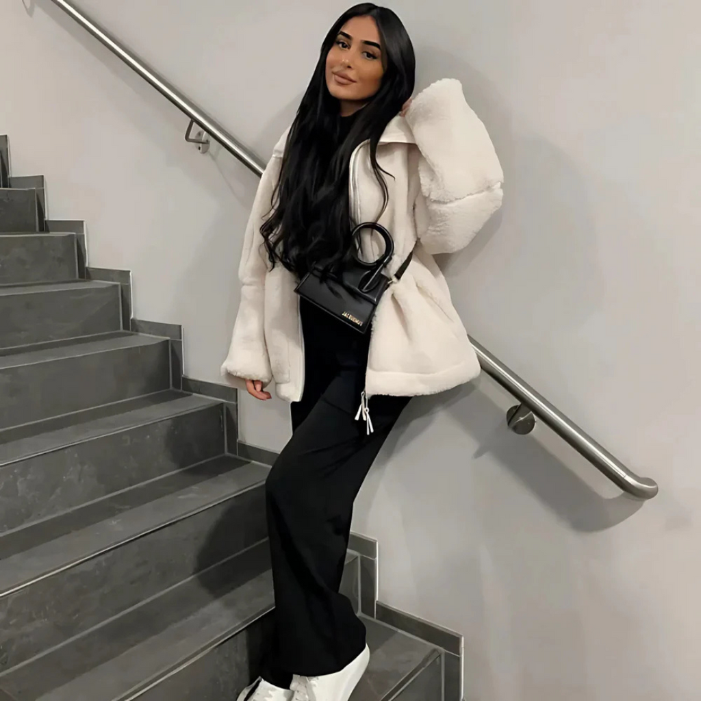Plüschjacke Damen mit Wärme & Komfort – CozyFleece Chic