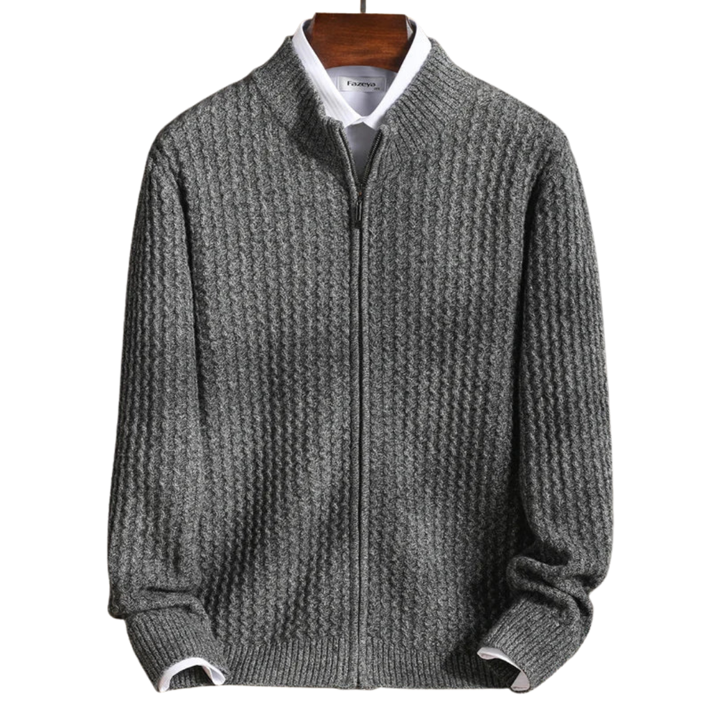 Sandridge Wollpullover mit Reißverschluss