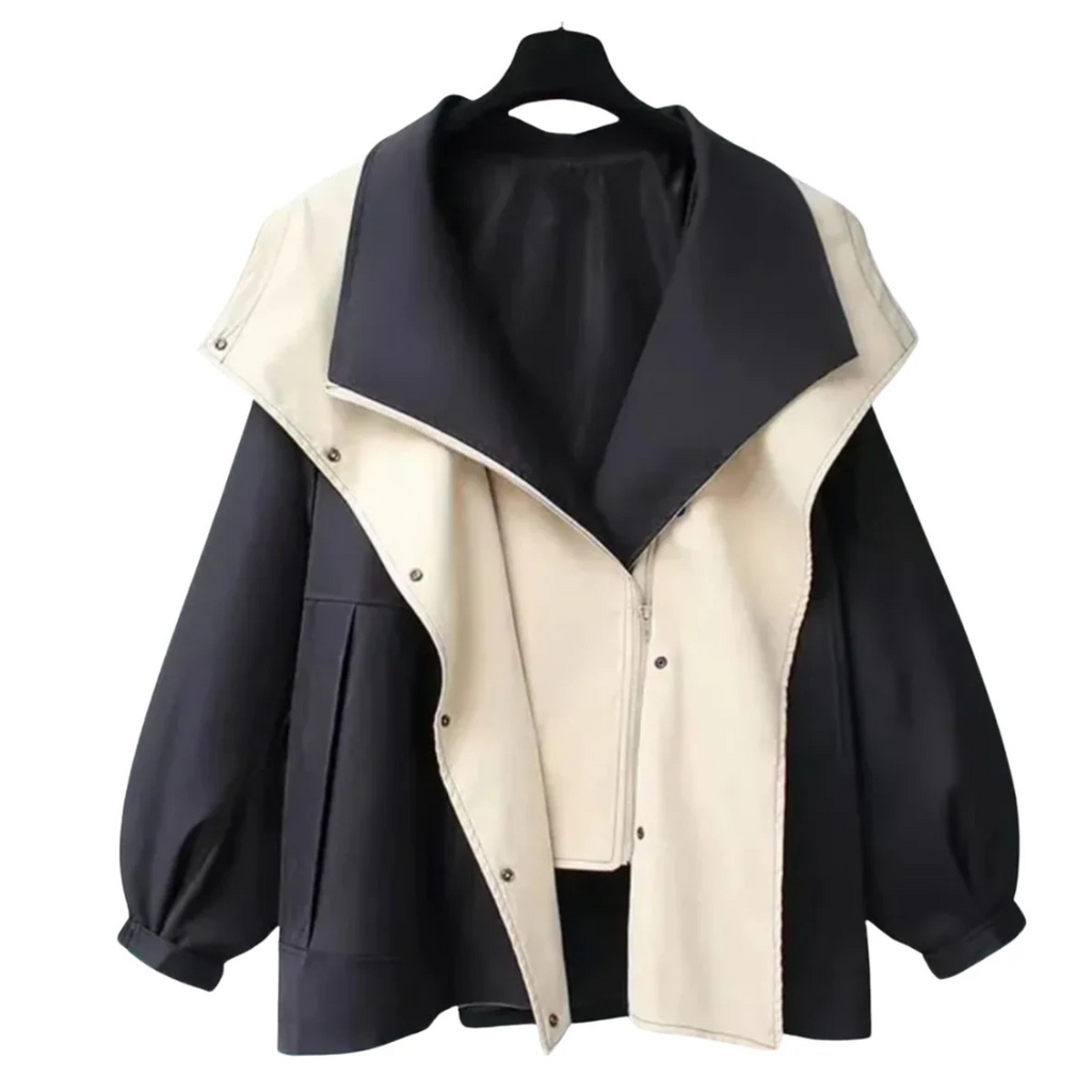Damen Übergangsjacke mit verstellbarer Taille & leichtem Design – NordBreeze Alva