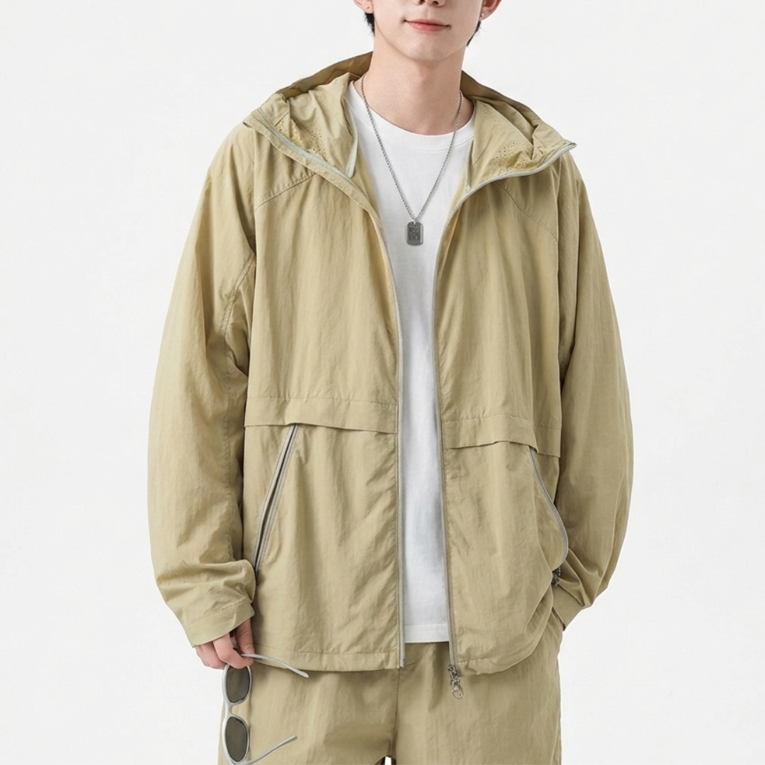 Velocira Kapuzen-Radregenjacke