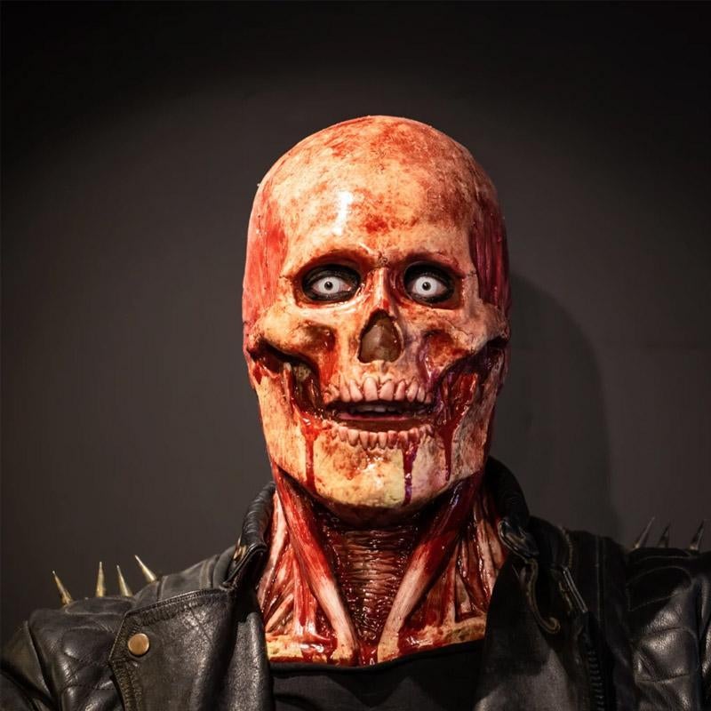 Halloween Doppellagige Totenkopfmaske