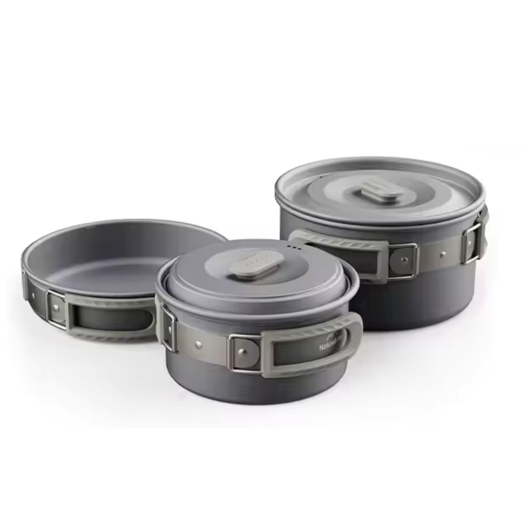 Kochgeschirr-Set für Camping & Trekking (2–4 Personen) – KocherSet Family