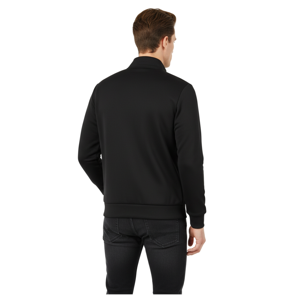 Herren Fleecejacke mit Reißverschluss – Thermo-Strick