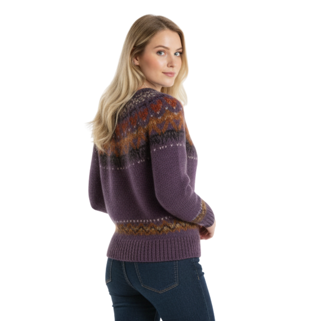 FrostLoom Nordischer Strickpullover