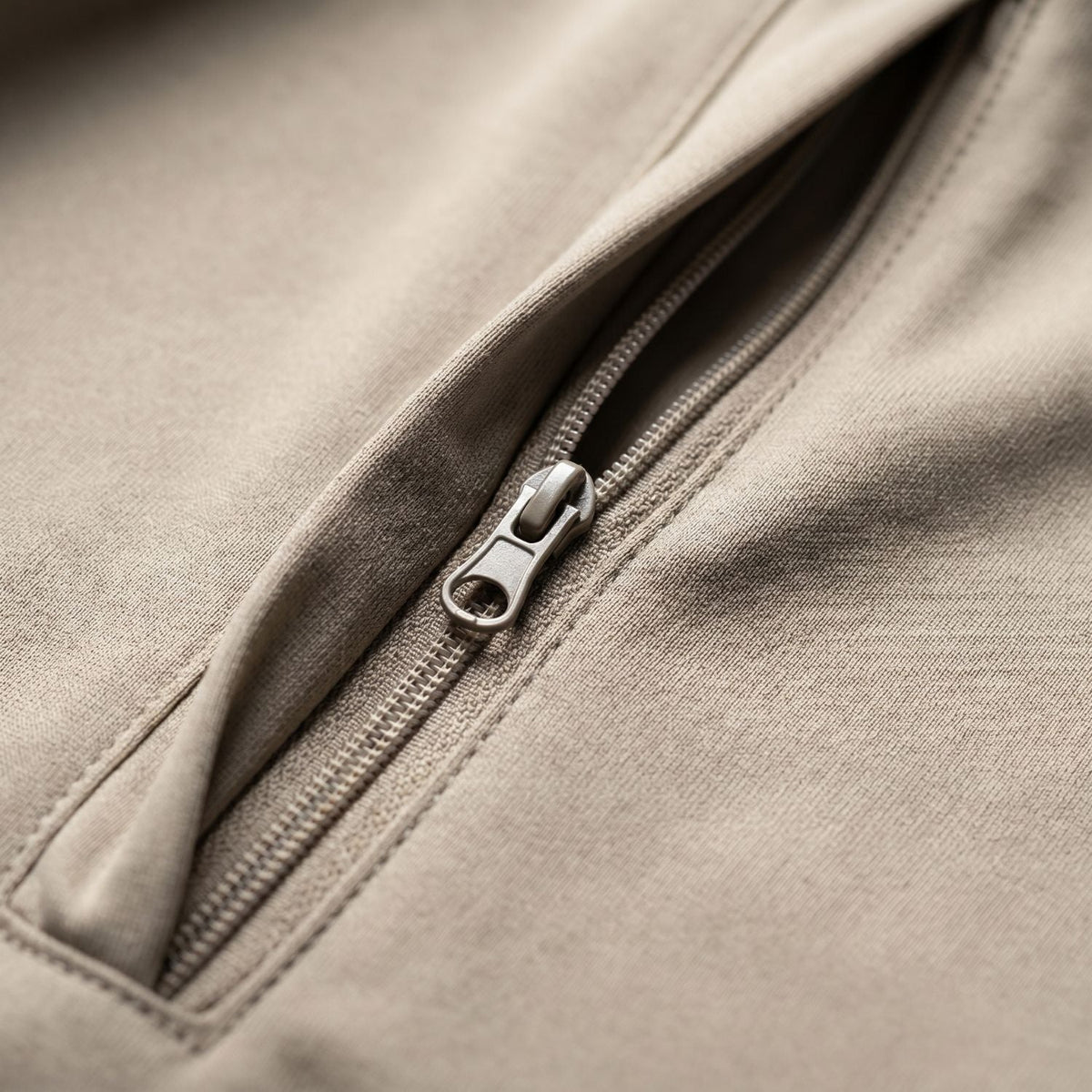 Herren Schnelltrocknendes Polo-Shirt mit Reißverschlusstasche