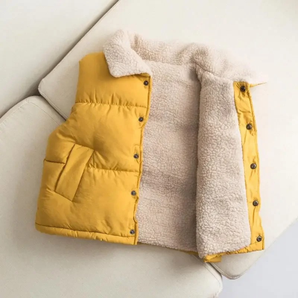 Teddyfleece-Kinderweste für Herbst & Winter – CozyCub Vest
