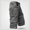 Herren Outdoor-Cargo-Shorts mit 10 Taschen – Baumwolle