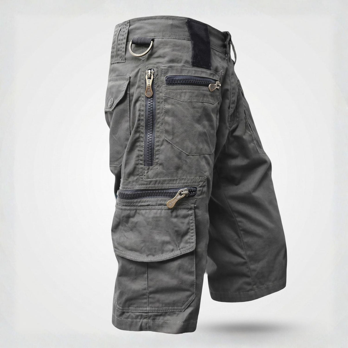 Herren Outdoor-Cargo-Shorts mit 10 Taschen – Baumwolle