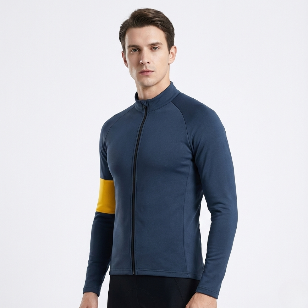 VeloTherm Herren-Langarm-Radtrikot