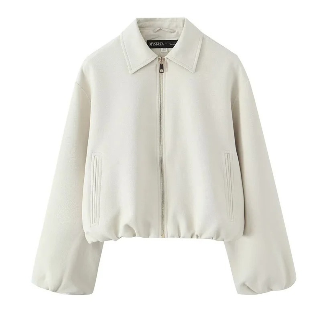 Mantel Damen mit Reißverschluss & lockerem Schnitt – UrbanEase Jacket