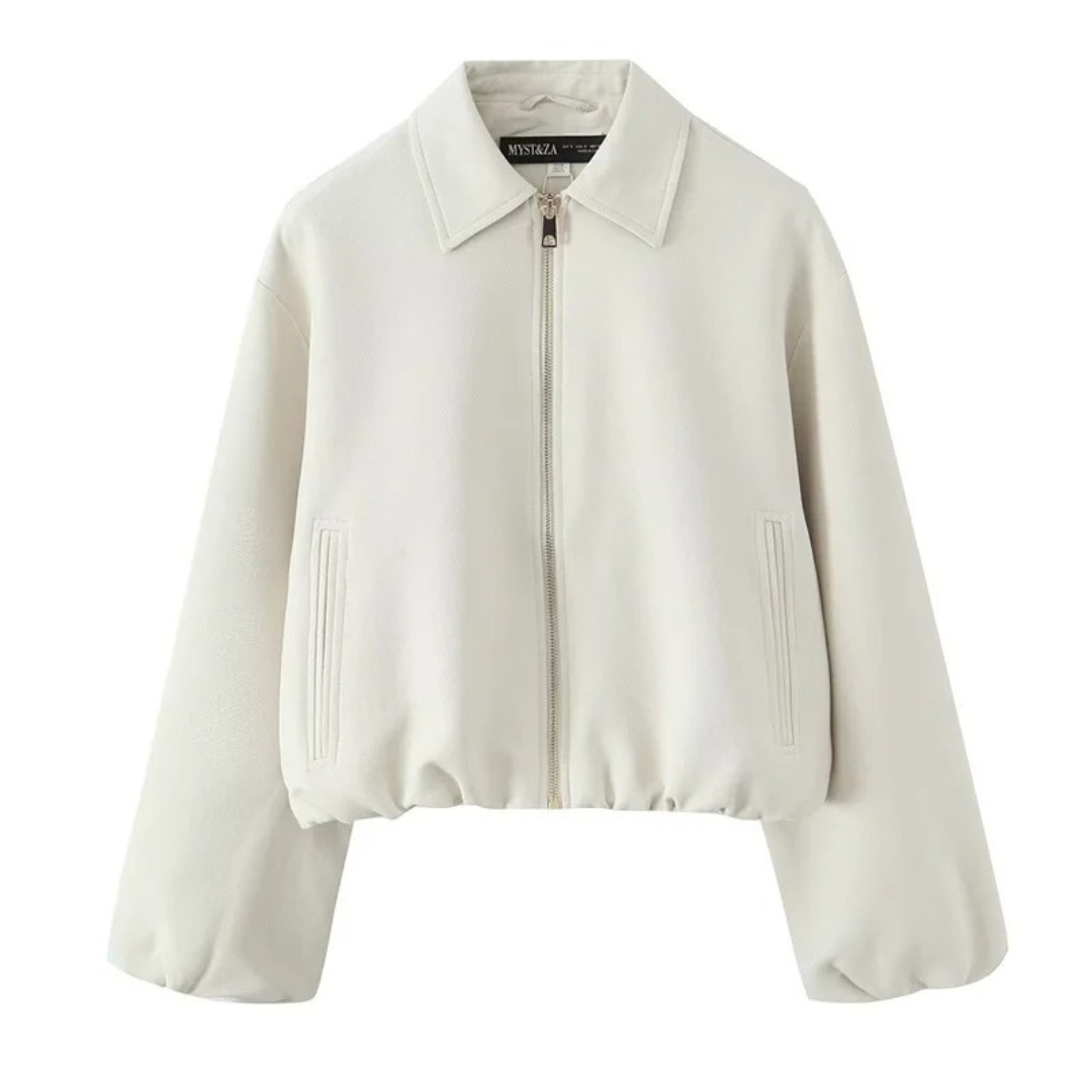 Mantel Damen mit Reißverschluss & lockerem Schnitt – UrbanEase Jacket